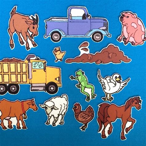 Little Blue Truck Printable Characters